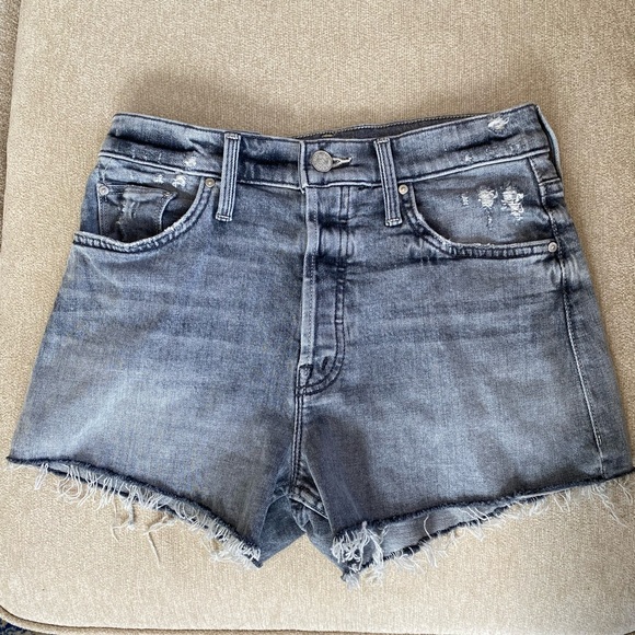 MOTHER Tomcat kick fray short / shadows in the grass - Picture 2 of 5